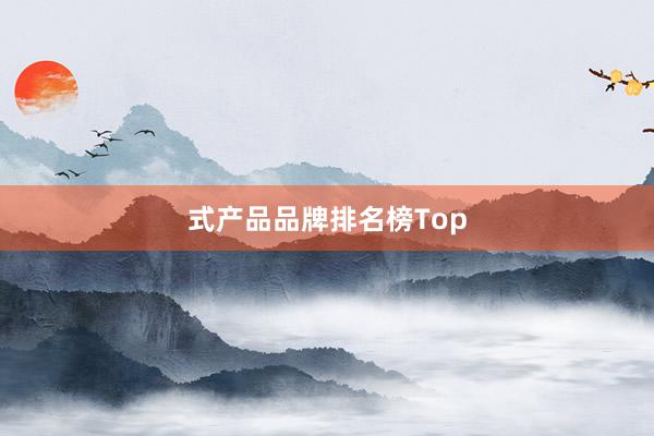 式产品品牌排名榜Top